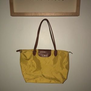 Mustard yellow Longchamp